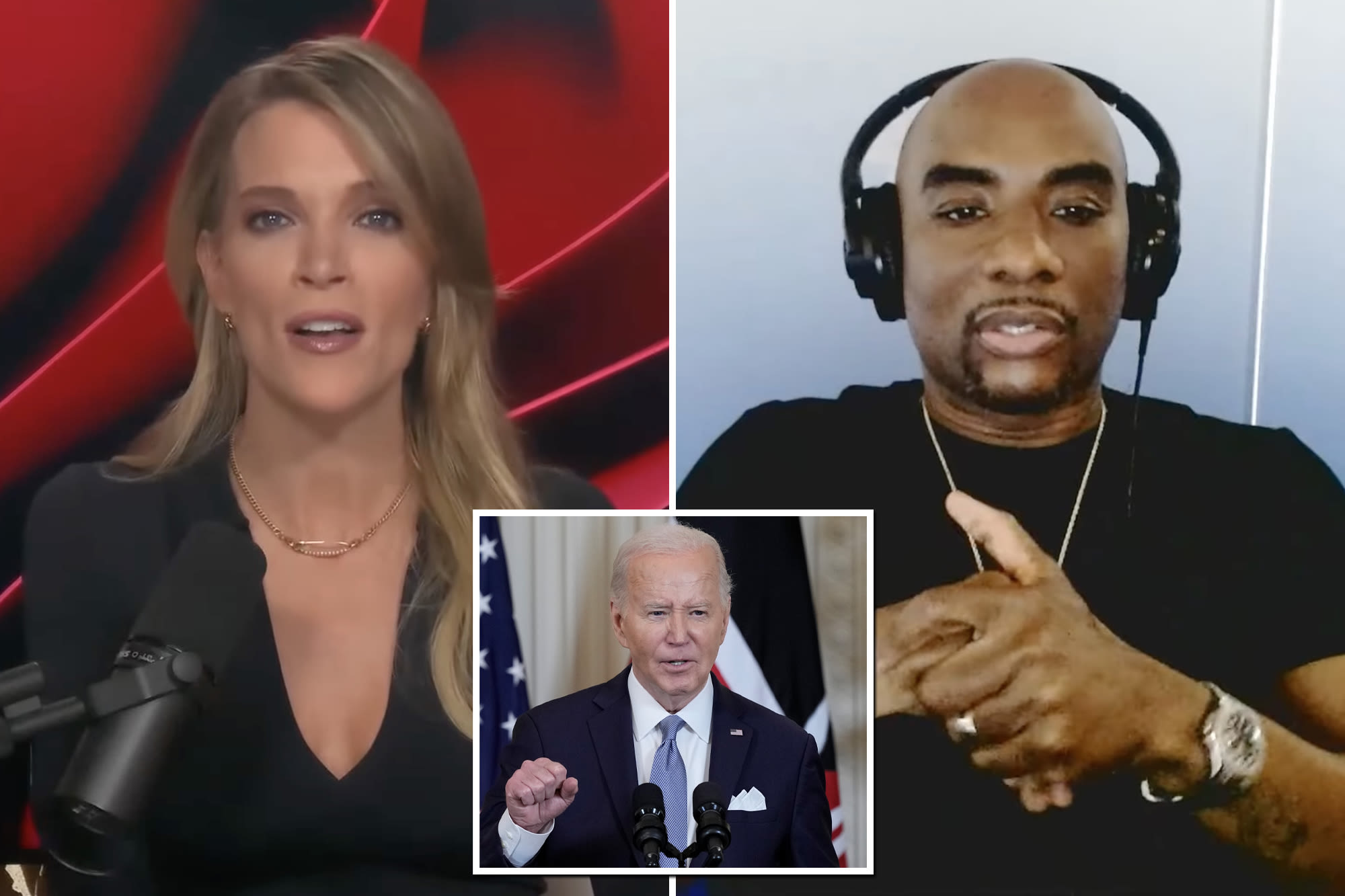 Charlamagne tha God tells Megyn Kelly he’s ‘not a fan’ of Joe Biden, laments lack of third party options