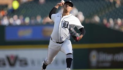 Tigers outlast AL Central-leading Guardians, winning 1-0 when Rogers scored on Rocchio’s error