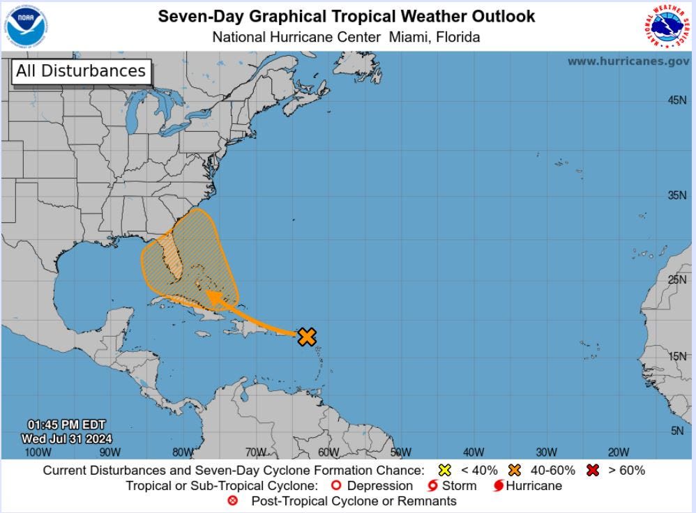 System could become Tropical Storm Debby, eye Gulf Coast if it stays weak. What to know