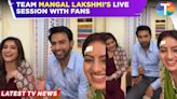 Deepika Singh from Mangal Lakshmi celebrates her show's top ranking, goes live with the team