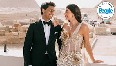 Inside Billionaire CEO and Former WWE Diva's Epic Egyptian Wedding at the Pyramids! See the Photos (Exclusive)
