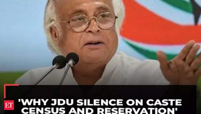 Reservation Row: Congress's Jairam Ramesh questions JDU’s silence on caste census and reservation