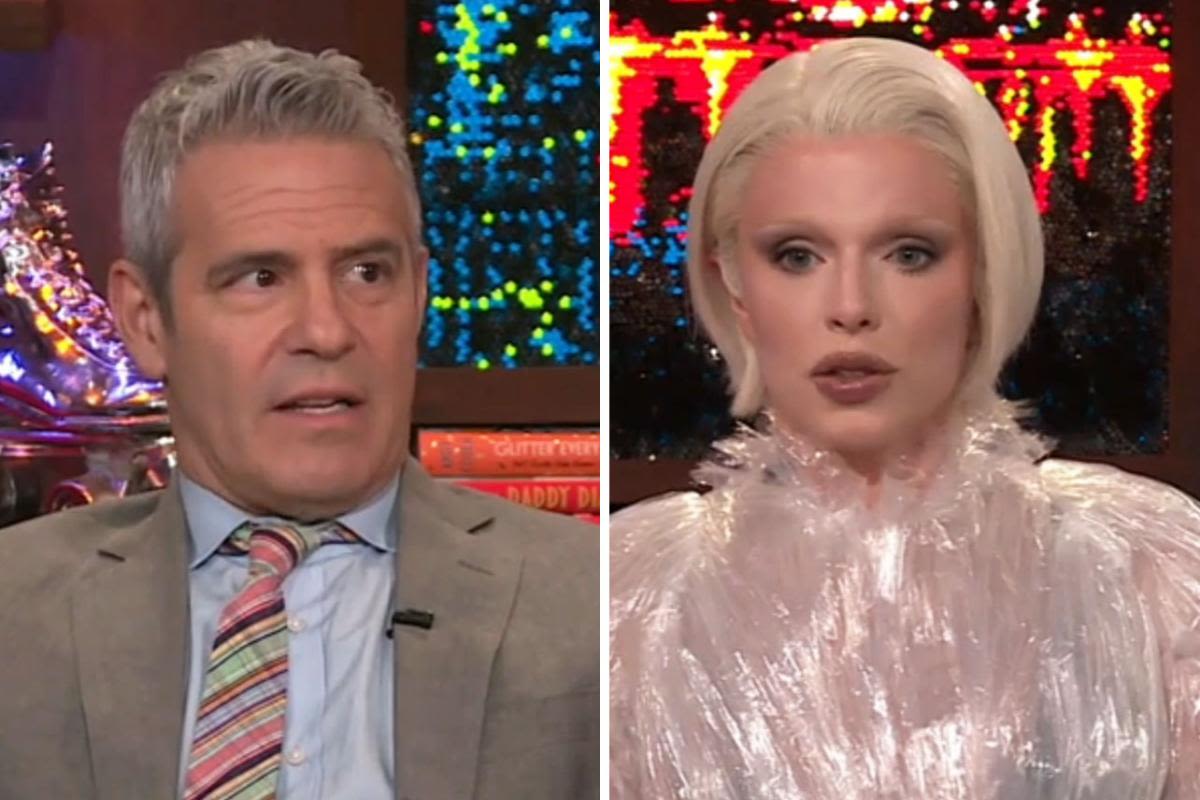 'WWHL': Andy Cohen asks Julia Fox how often she masturbates now that she's been celibate for 2.5 years