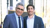 Eugene Levy's movie son Jason Biggs fills in for his real son at Walk of Fame ceremony