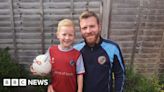 Cheshire coach's defibrillator plea after fundraising with son