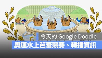 【奧運水上芭蕾】Google Doodle 水上芭蕾賽程、直播資訊一次看