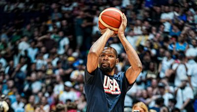 Team USA looks for Kevin Durant to return from calf injury in Olympic opener vs Serbia