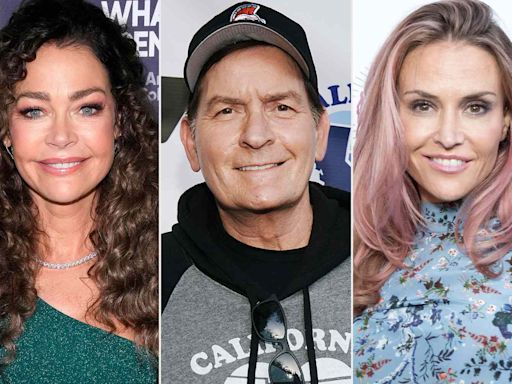 Charlie Sheen's Exes Denise Richards and Brooke Mueller Spotted Filming TV Show with Family in Malibu