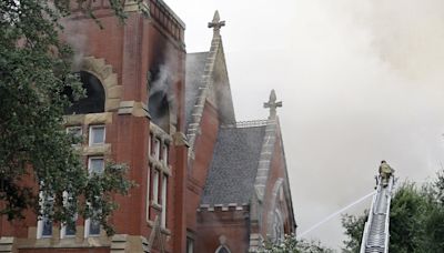 Pastor Robert Jeffress vows to rebuild historic Dallas church heavily damaged by fire