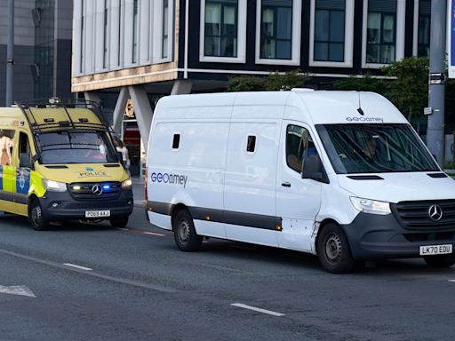 Boy, 17, arrives at court for 'murder' of 3 kids in Southport rampage