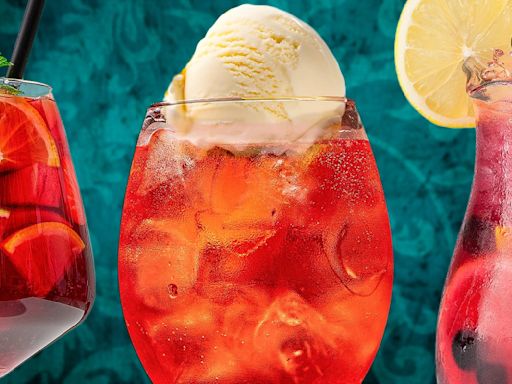 Top Your Glass Of Sangria With A Scoop Of Vanilla Ice Cream For Peak Deliciousness