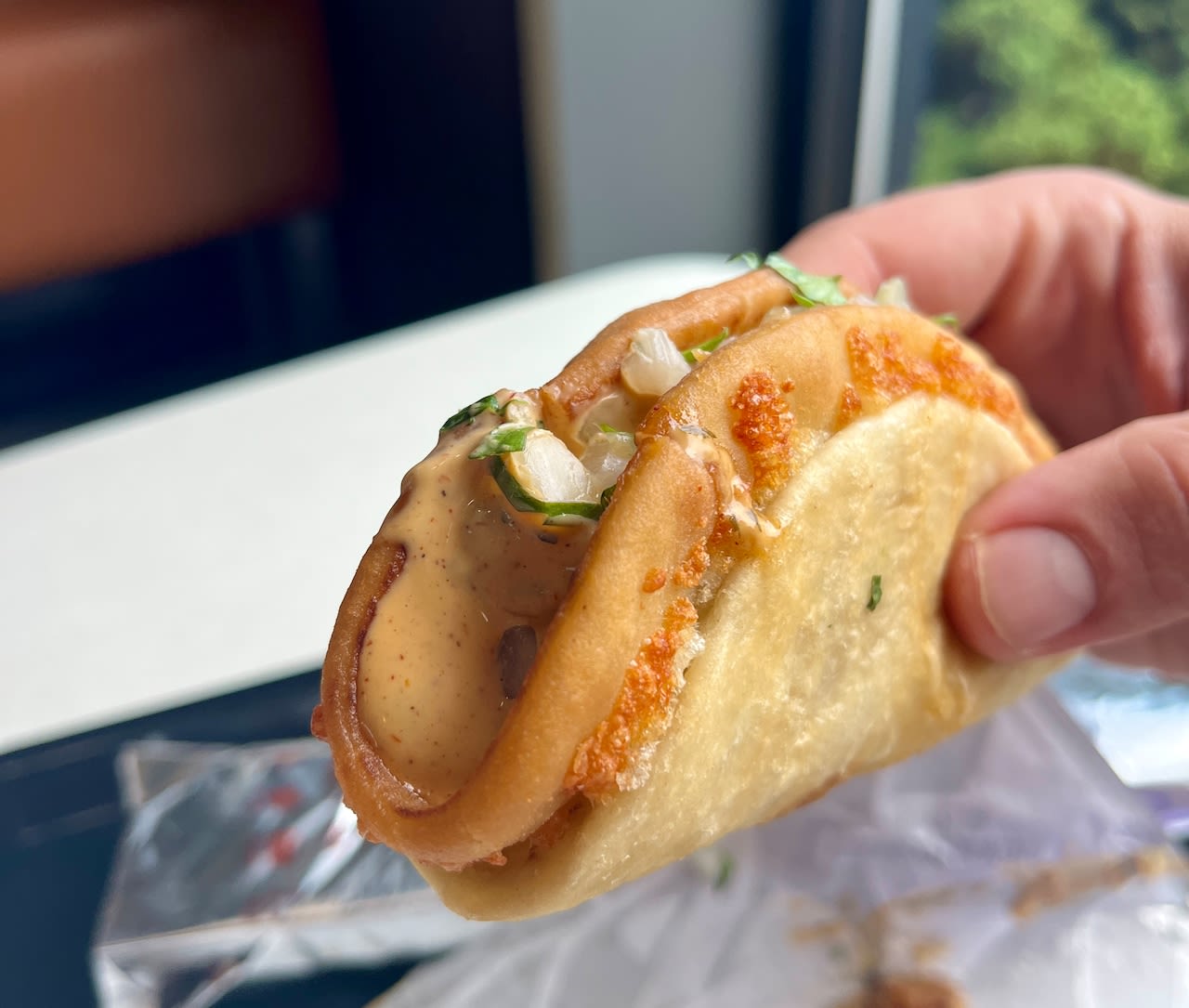 I tried Taco Bell’s cheesy street chalupa so you don’t have to. Here’s my review.