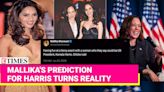 She is a time traveler; Actress Mallika Sherawat Predicted Kamala Harris' Presidential Run in 2009: Viral Tweet Explained! | Etimes - Times...