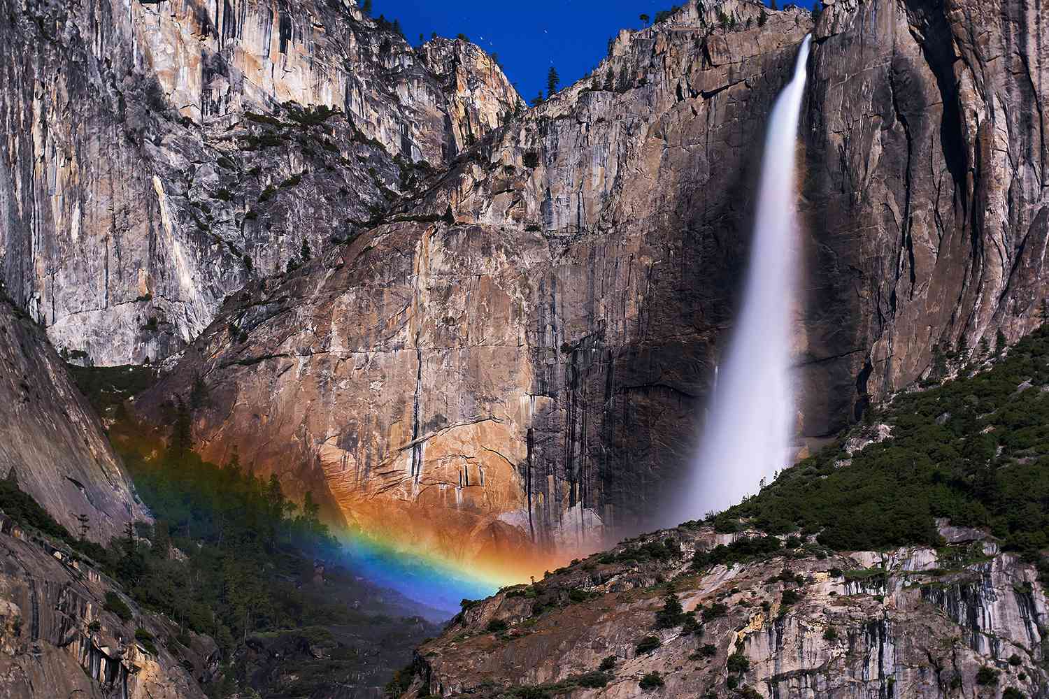 Spectacular Lunar Rainbows, Also Known as Moonbows, Spotted at Yosemite Falls — See the Video!