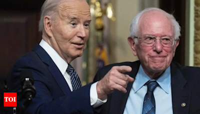 Bernie Sanders says Biden may not be ideal but he should be the candidate. Explains - Times of India
