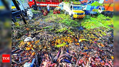 CMDA seeks solutions for banana waste at Koyambedu | Chennai News - Times of India