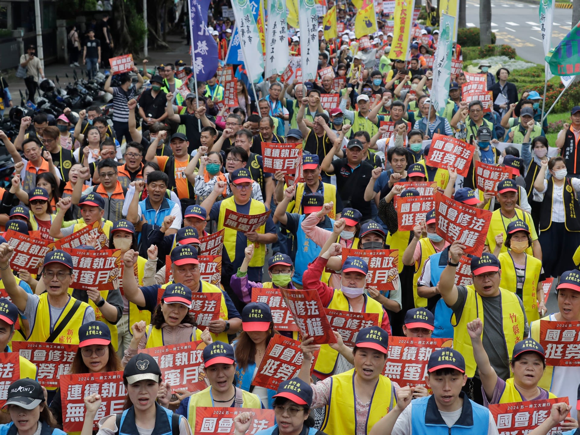 Photos: May Day rallies across Asia demand improved labour rights