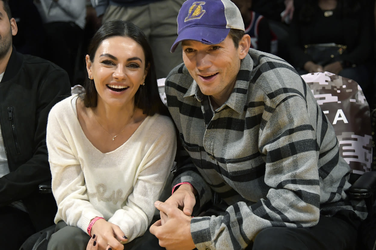Ashton Kutcher And Mila Kunis Made A Rare Public Appearance With Their Two Children