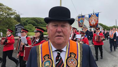 Thousands attend Orange Order parade in Donegal