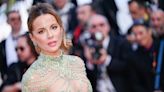 Kate Beckinsale Gets 'Festive' in Daringly Risqué Gown