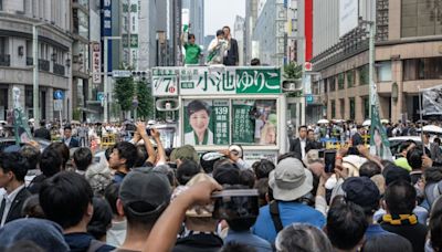 Women fight Tokyo election in male-dominated Japan