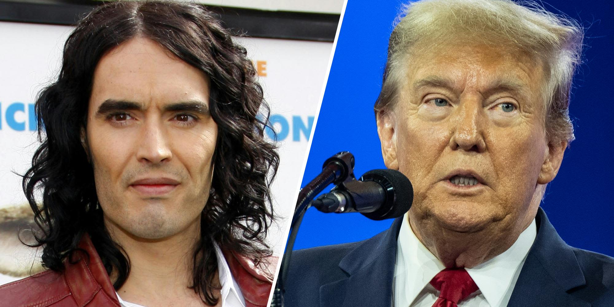 Russell Brand is interviewing GOP stars at the RNC—Trump used to dunk on him for having 'major loser' vibes