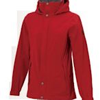 【荒野】零碼出清 W3911-08 紅 Wildland 女款 單件防水透氣外套 雨衣 風衣 保暖外套