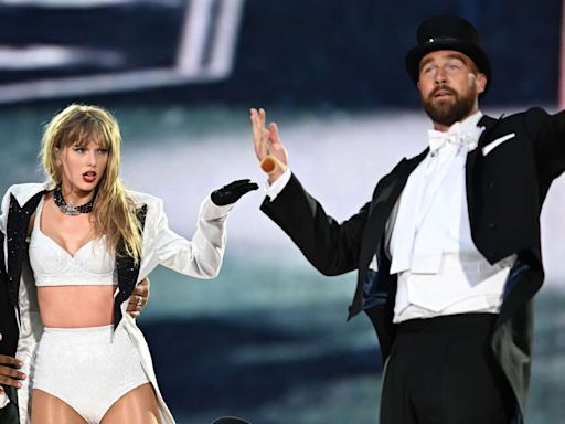 Taylor Swift Shocks Fans by Bringing Travis Kelce Onstage at 3rd Wembley Show: Watch Him Carry Her!