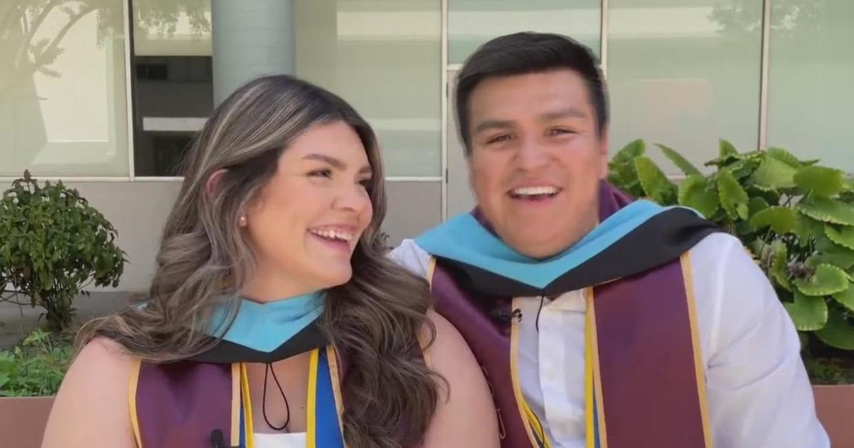 Young parents graduate together at San Jose State University
