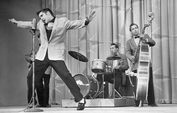 Elvis Presley's Blue Suede Shoes Sell at Auction