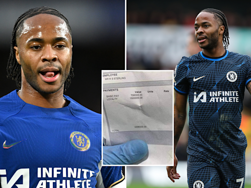 Raheem Sterling had his ‘payslip’ leaked after ‘leaving in his car at a garage