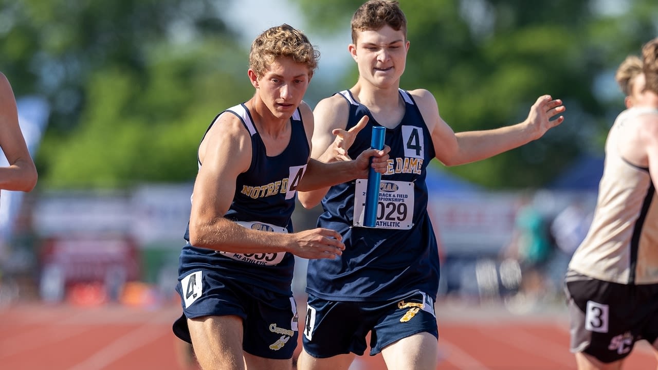 PIAA track and field notebook: red-hot Notre Dame relays set records