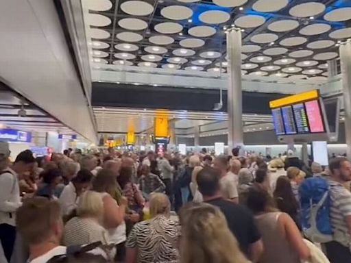 Heathrow Airport chaos as British Airways passengers 'told go home' after IT failure