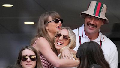 Taylor Swift, Brittany Mahomes sit separately for Chiefs game again after pop star's Harris endorsement