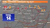 At least 14 tornadoes reported in northern Arkansas