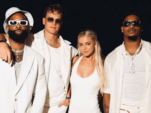 LSU stars pose together at Hamptons White Party