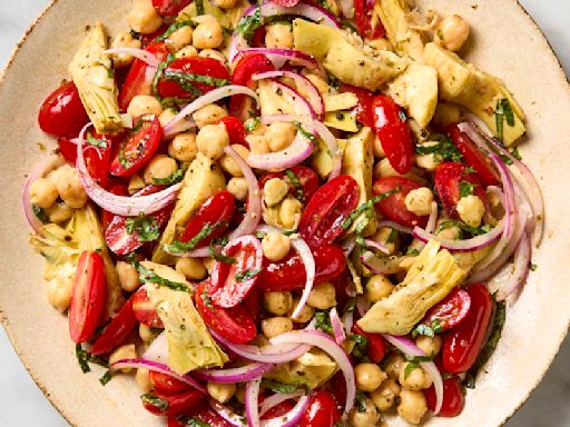 My "Tuscan Salad" Gets Even Better As It Sits (My New Favorite Make-Ahead Side!)