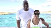 Magic Johnson spends summer vacation in Spain with Samuel L. Jackson