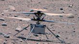 Perseverance Mars rover snaps amazing shot of dusty Ingenuity helicopter (photo)