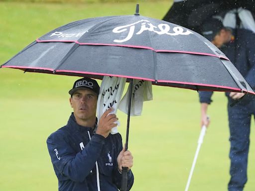 Open Championship de golf: Billy Horschel se mantuvo en pie bajo un temporal y tiene ventaja en una definición atrapante