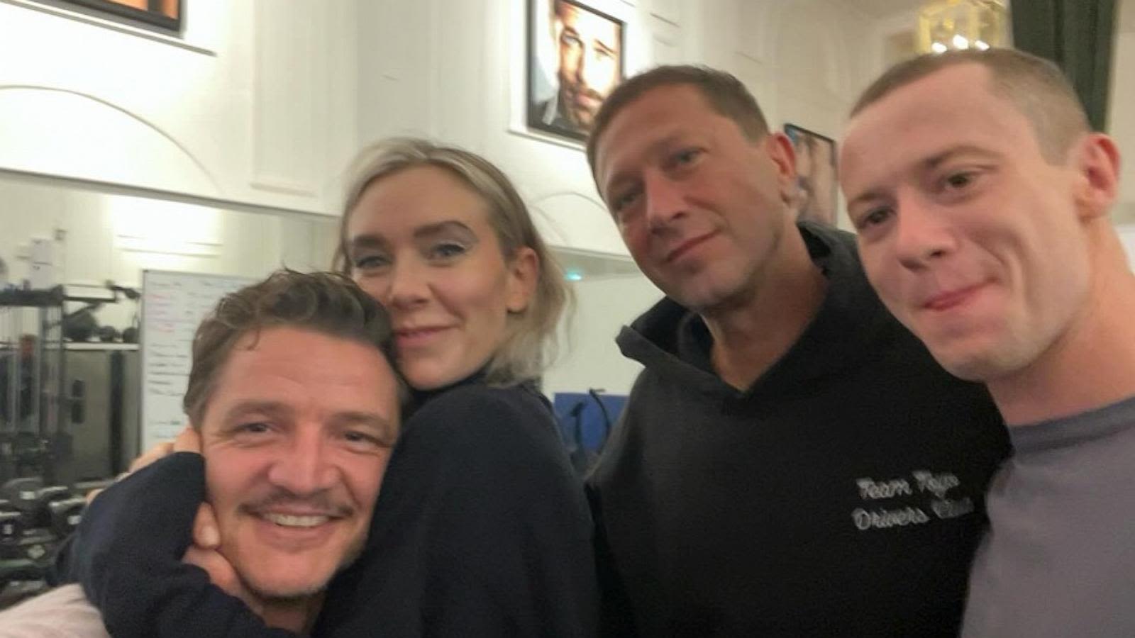 Pedro Pascal joins Vanessa Kirby, Joseph Quinn and Ebon Moss-Bachrach for 'Fantastic Four' photo