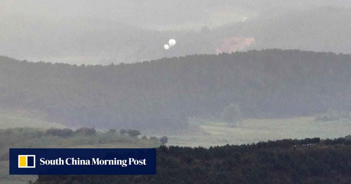 Seoul rooftop fire sparked by North Korea trash balloon