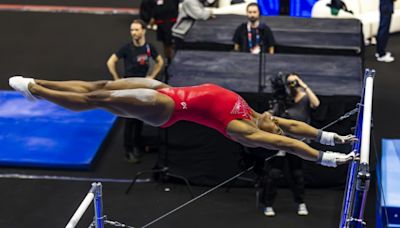 Biles back to 'calm, sometimes goofy' self as Olympic history beckons