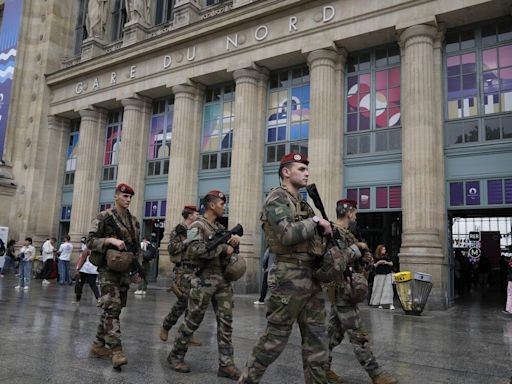 Allen Abel: Arson attacks, uncertainty and hope at a Paris train station as the 2024 Olympics begin