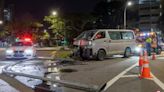 Van driver taken to hospital, assisting with investigations after Tampines accident with car