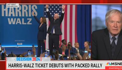 ‘She Was John Wayne Last Night!’ Chris Matthews Bursts on MSNBC with Praise for Kamala Harris Philadelphia Rally