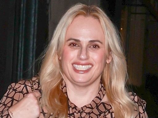 Rebel Wilson displays 80-lb weight loss in tight leather pants in Los Angles