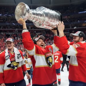 UMass hockey: Former Minuteman Brandon Montour hoists Stanley Cup with Florida Panthers