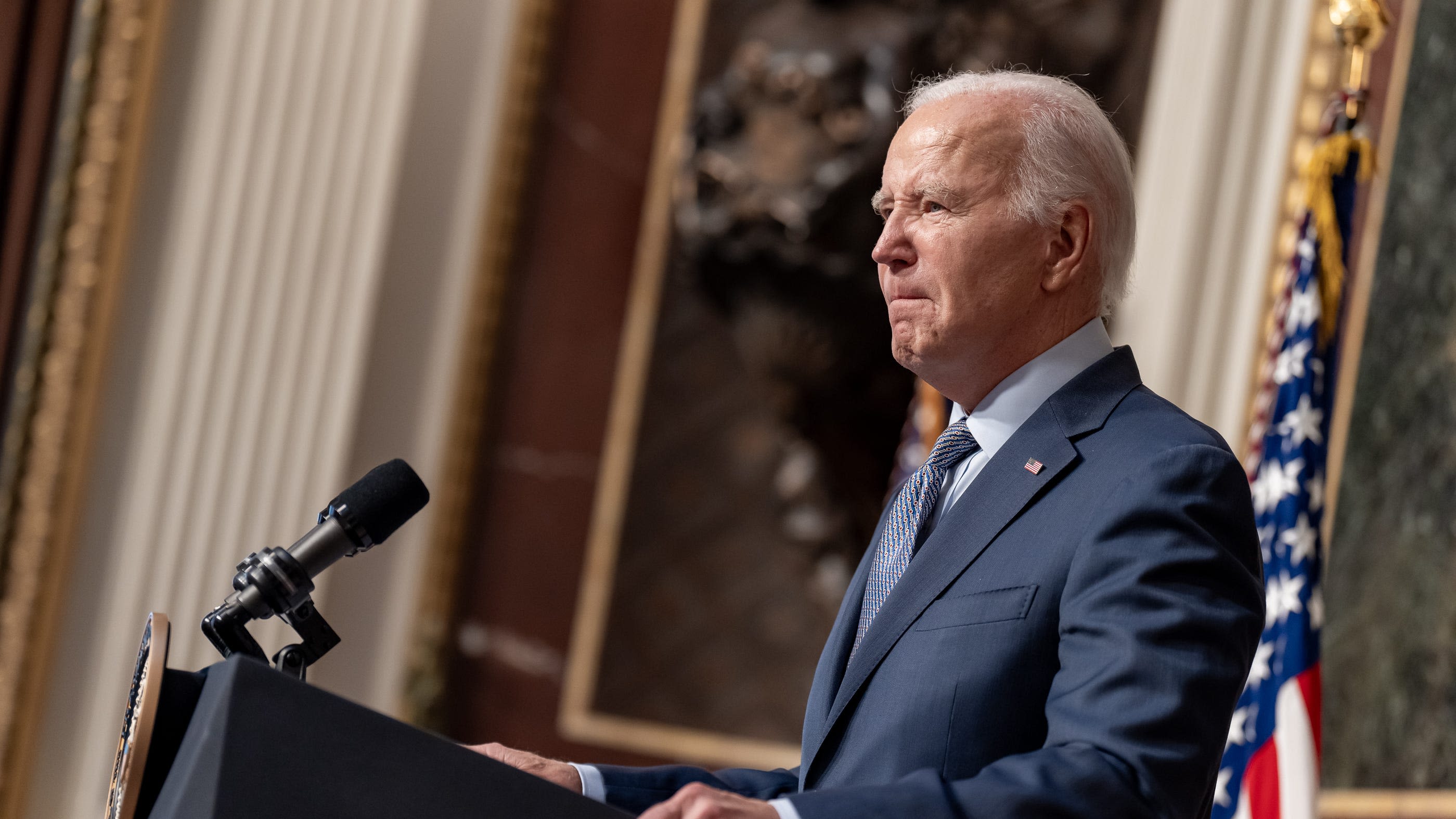 Biden trails Trump in seven key swing states a few months out from Election Day, new poll shows