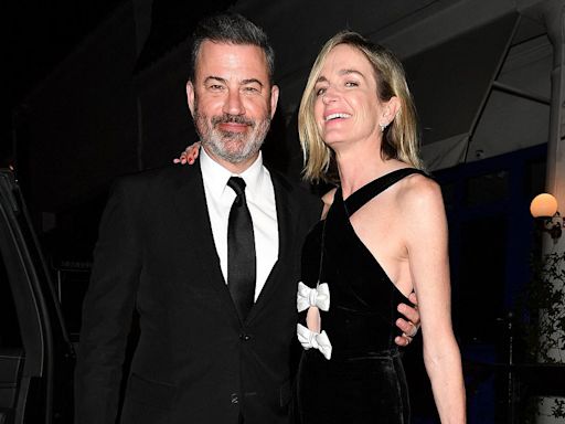 Jimmy Kimmel hits the town with his wife Molly McNearney